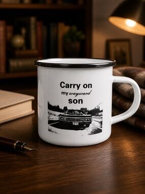 Supernatural - Carry On My Wayward Son Stainless Steel Mug - 12oz